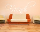 Quotes - Friends Quote Wall Stickers Vinyl Friend Lettering Wall Decal